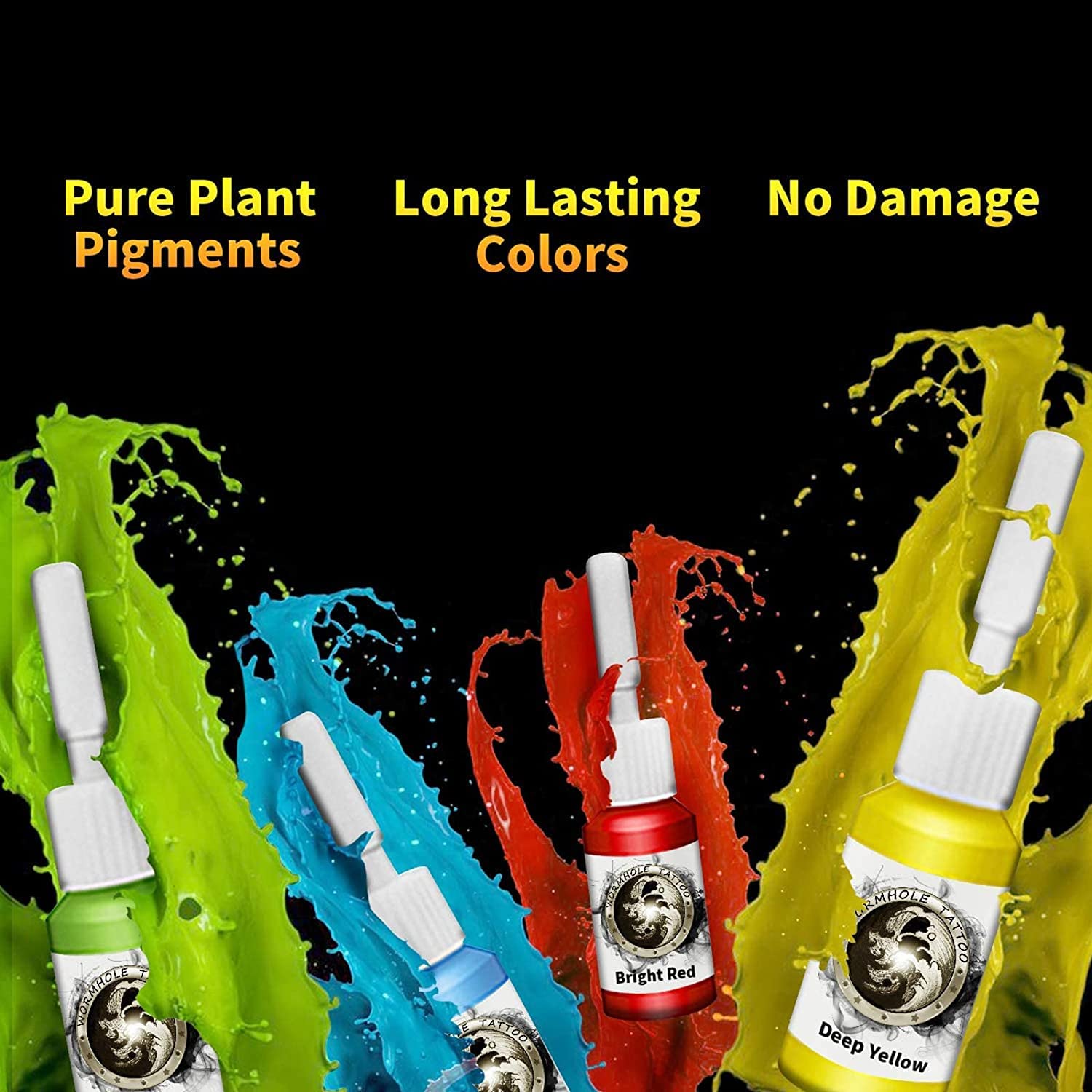 Wormhole tattoo pen kit delivers smooth operation and quiet performance.