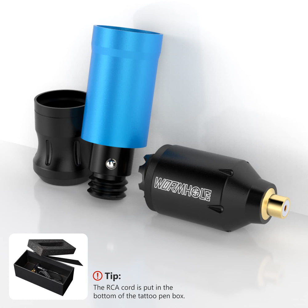 Wormhole Tattoo Pen Kit easy-use design enables quick setup and less fatigue