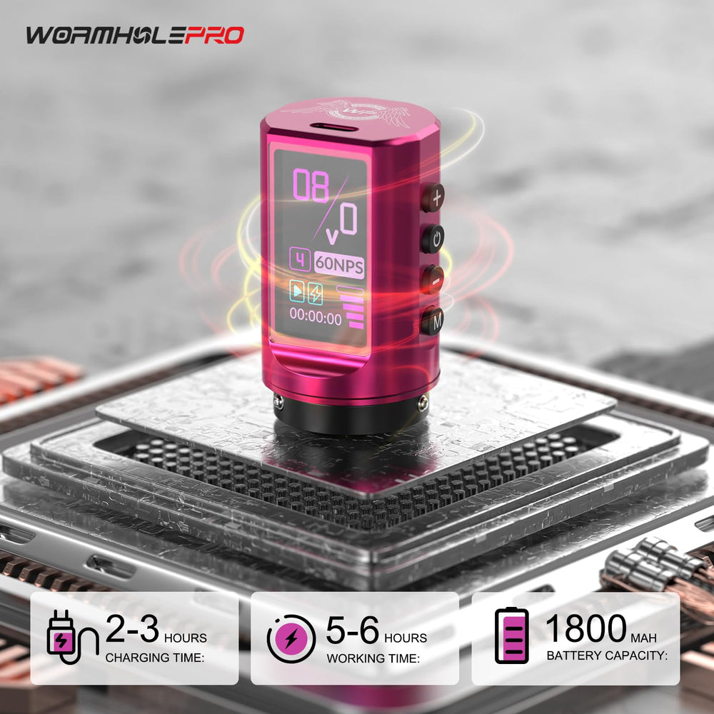 WORMHOLEPRO seven adjustable strokes showcased for versatile designs.