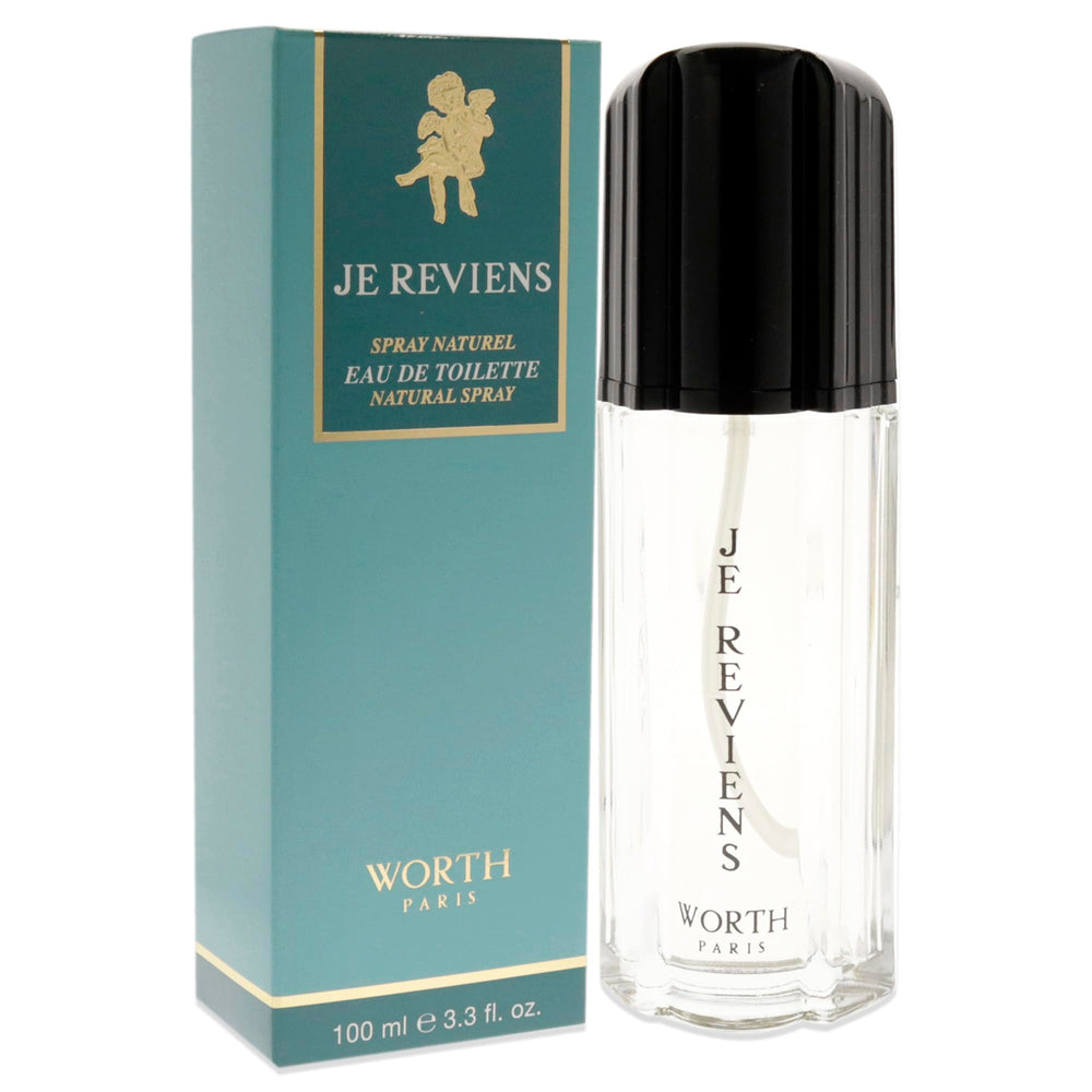 Worth Je Reviens spray, smooth pour for versatile day-to-night use.