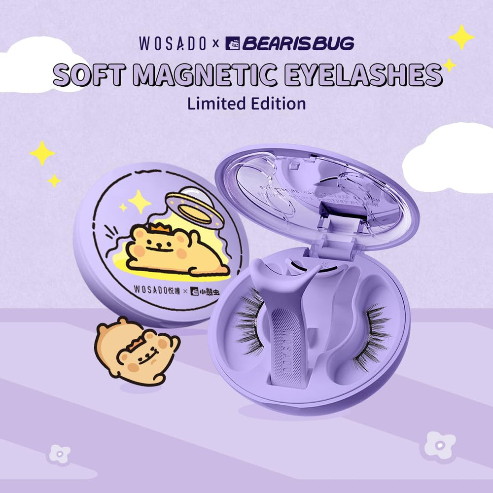 WOSADO lightweight lashes weigh 0.034g for barely-there comfort.