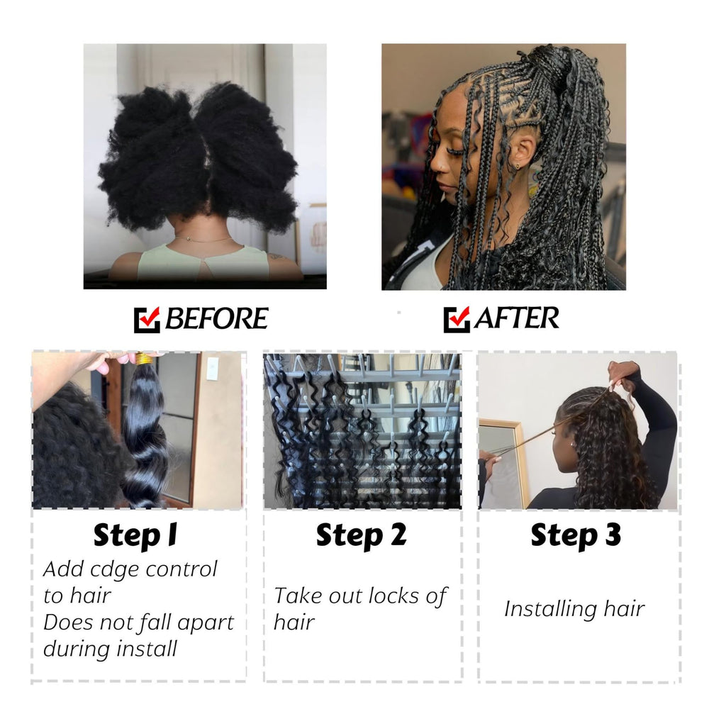 Wosama braiding hair color swatch showcases vibrant dye-ready options