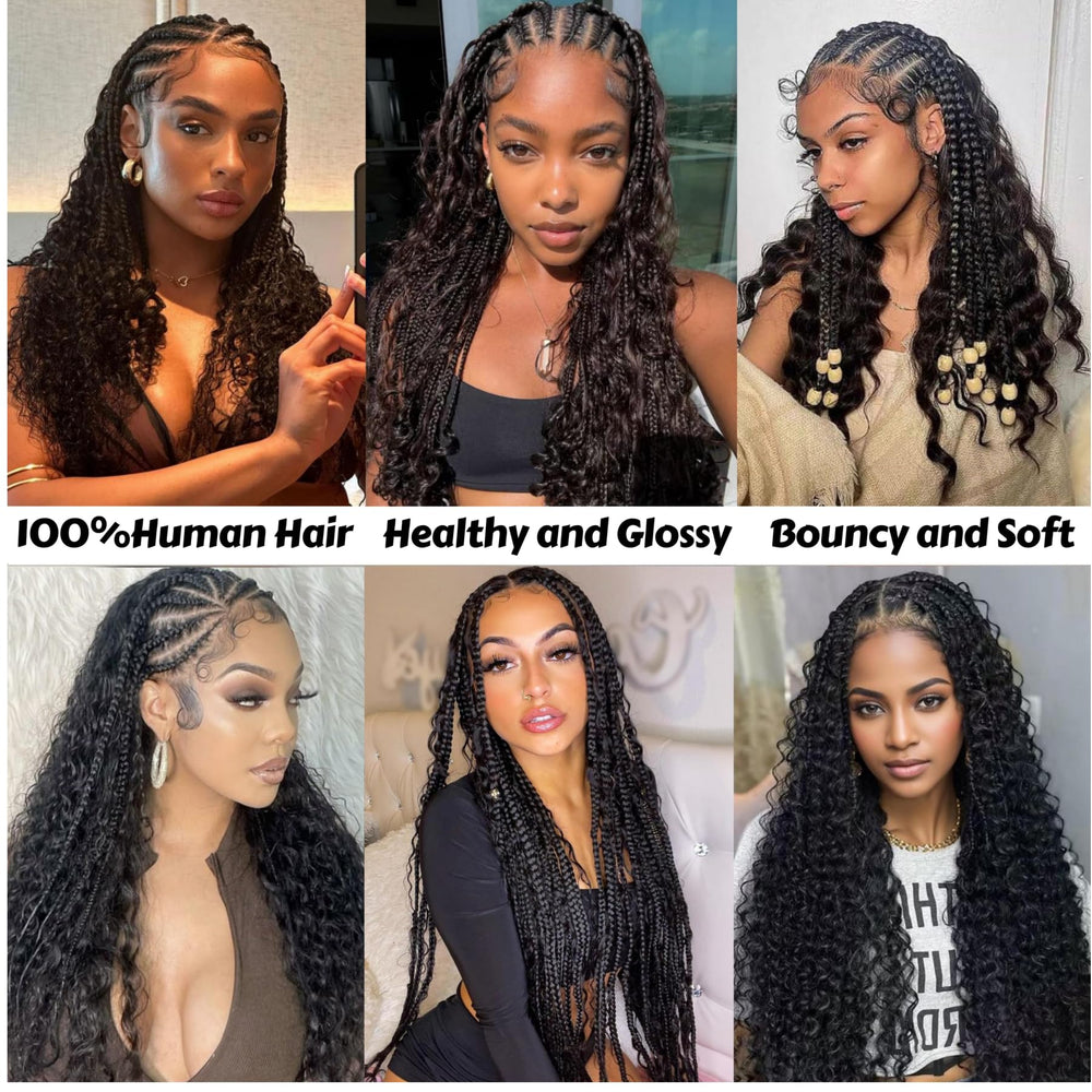 Wosama braiding hair pack assembly illustrates three-bundle value for fuller braids