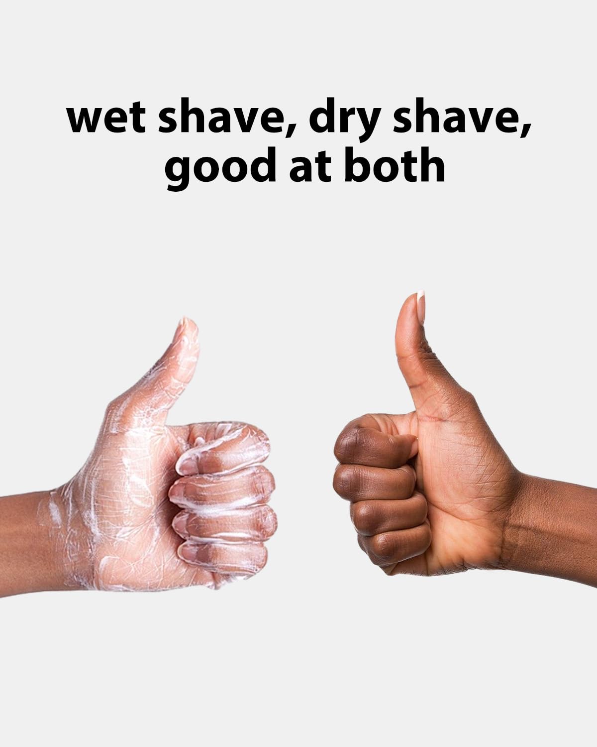 wotdmu waterproof head shaver blades demonstrate easy cleaning and versatile wet or dry use.