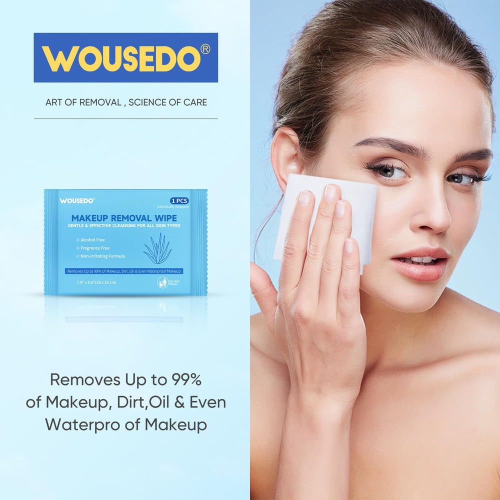WOUSEDO aloe vera-infused cleanse to soothe while removing makeup