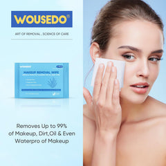WOUSEDO aloe vera-infused cleanse to soothe while removing makeup