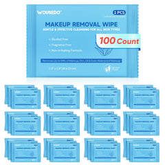 WOUSEDO makeup remover wipes bulk pack for daily cleansing and sharing