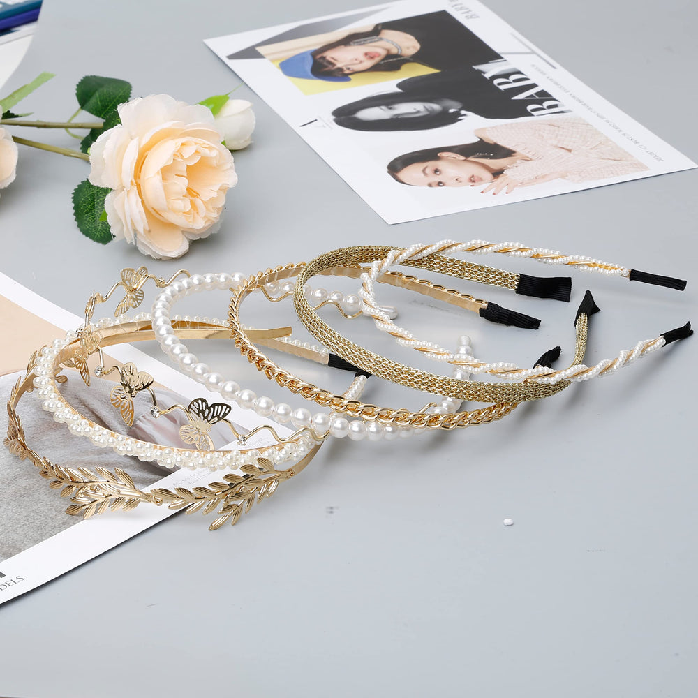 WOVOWOVO headband with chains provides secure fit and modern flair.