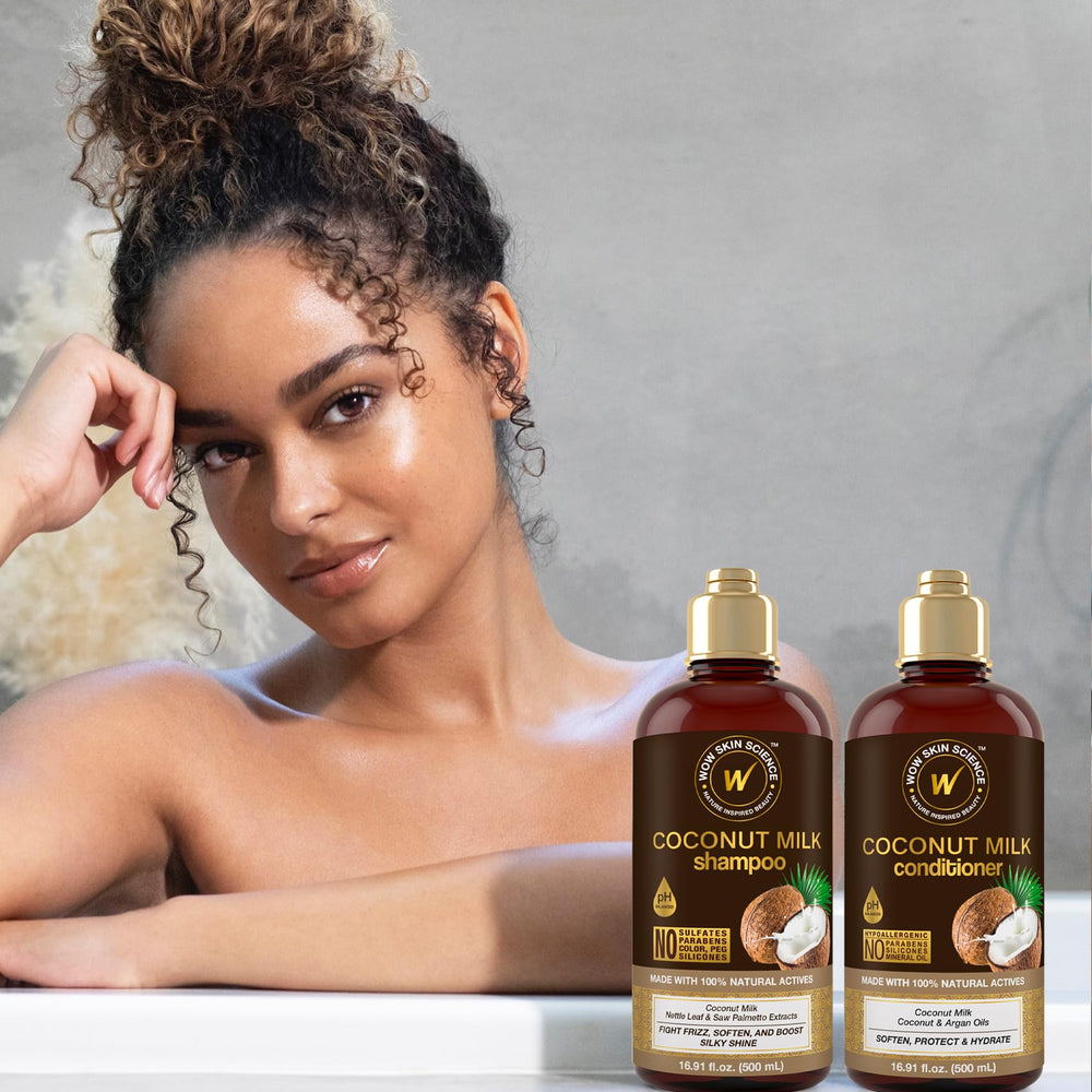 WOW Skin Science curls-focused shot demonstrating defined curls.