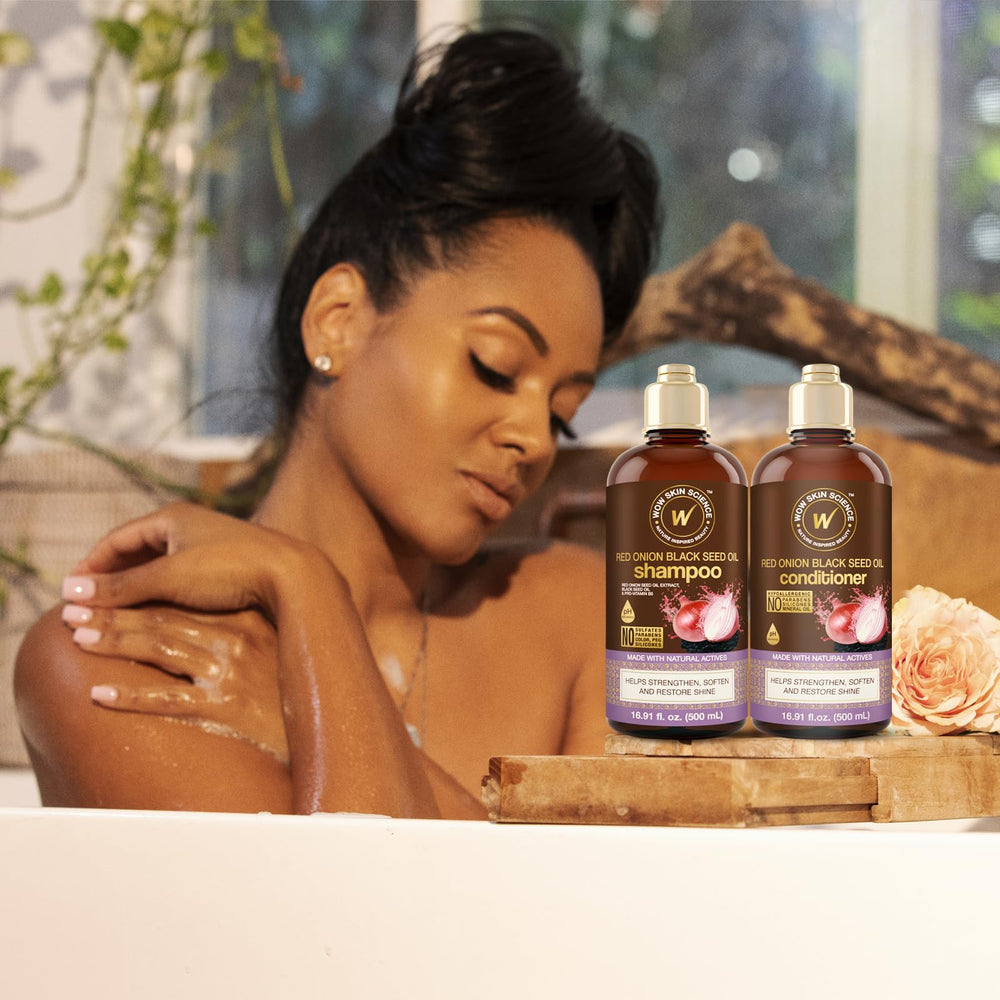 WOW Skin Science result photo shows shiny, manageable hair with WOW quality.