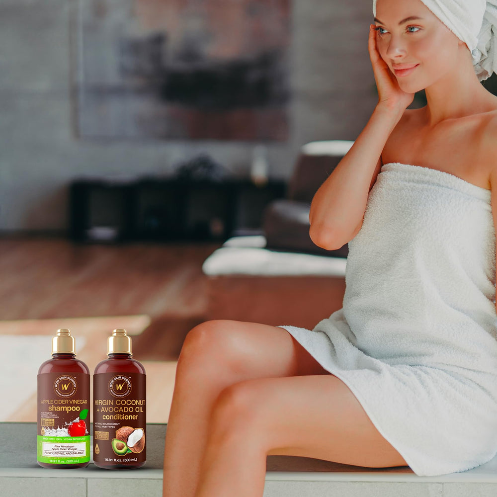 WOW Skin Science Himalayan ACV ingredient closeup highlights natural apple cider benefits