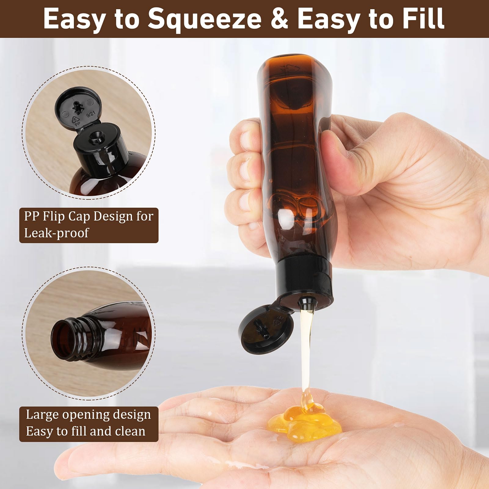 Wowang travel kit spray bottle 2oz provides a fine mist for on the go freshness.