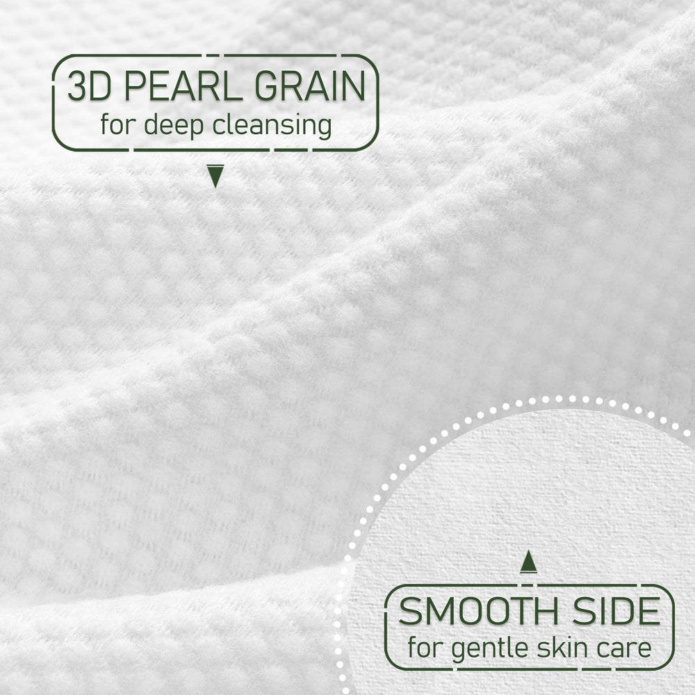WOWOTEX dry-use face towel demonstrates convenient skin care on the go