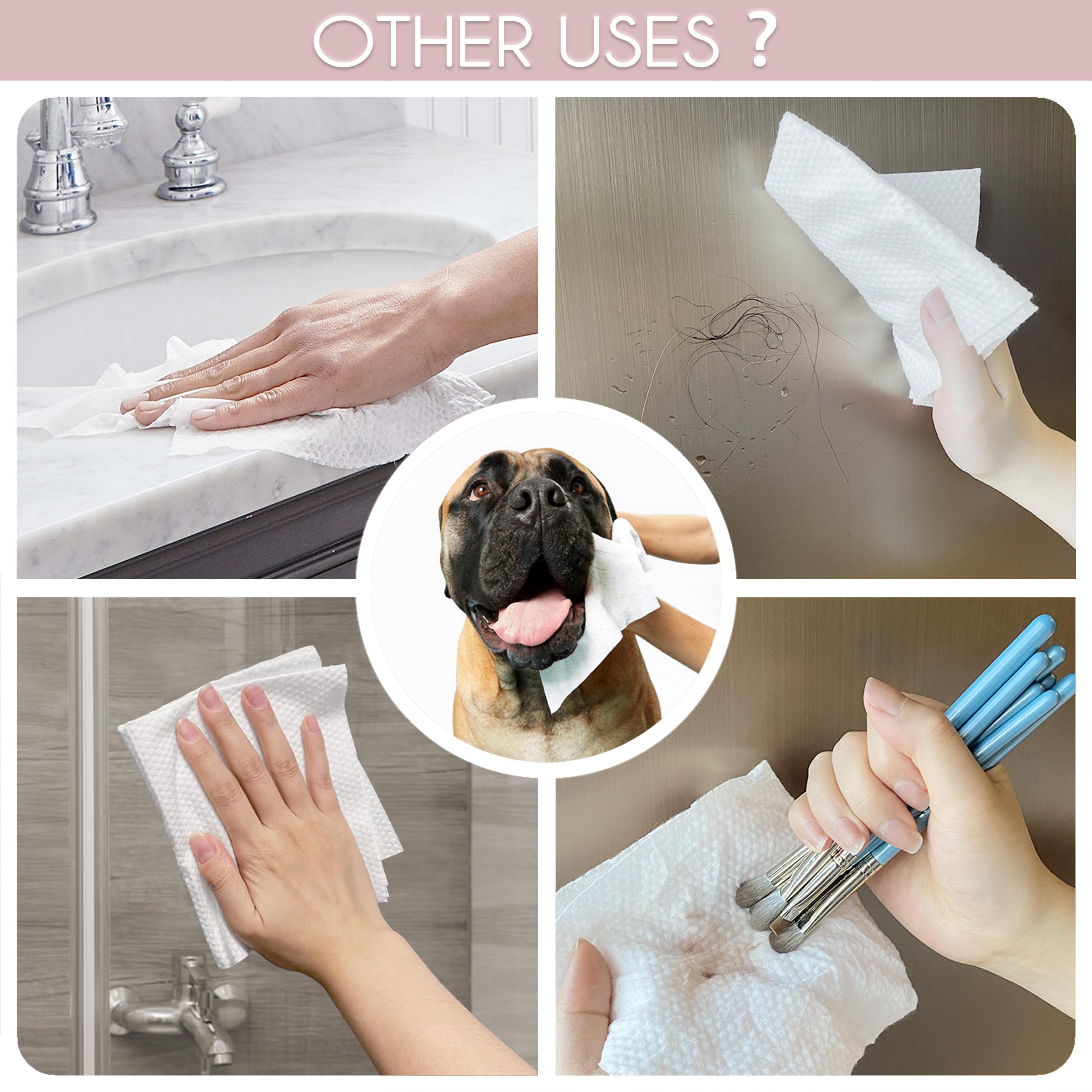 WOWOTEX towels on-the-go for baby care, personal hygiene, or quick cleanups