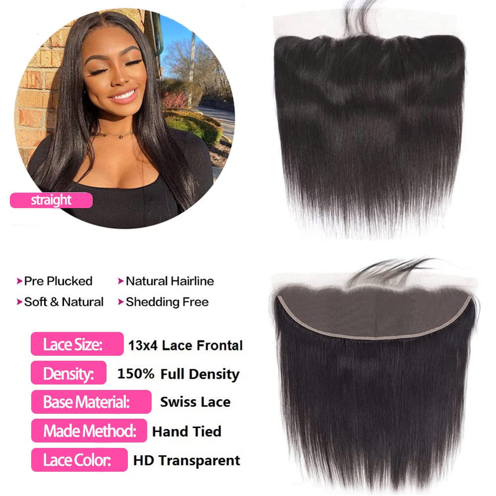 Wowqueen Beauty bleached knots for a natural-part appearance.