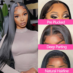 Wowqueen Beauty Swiss HD transparent lace offers natural hairline and comfortable wear.