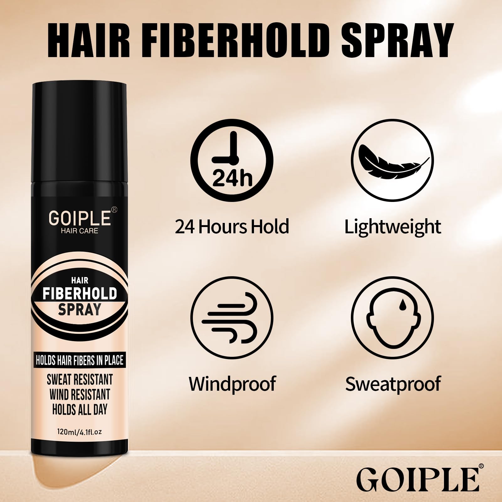 WOZUTUNT Barber-Approved All-Day Grip keeps fibers in place during workouts and hugs.