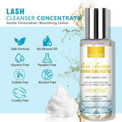 WOZUTUNT disposable wand brushes for hygienic lash maintenance