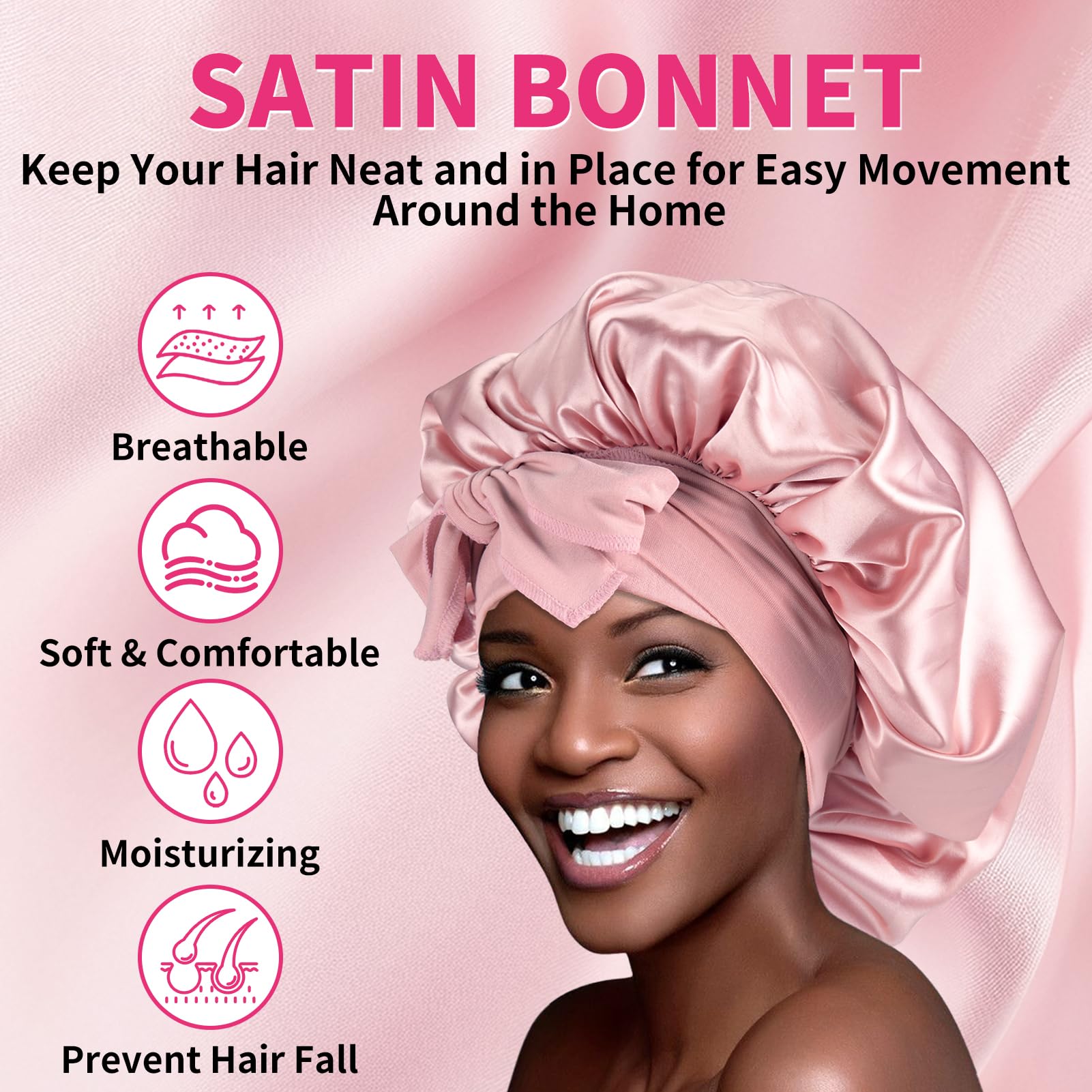 WOZUTUNT Elastic wig bands secure weaves for a reliable fit