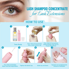 WOZUTUNT eyelash aftercare bags for organized storage