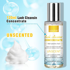 WOZUTUNT lash cleaning kit packaging, travel-friendly kit