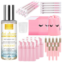 WOZUTUNT lash shampoo concentrate bottle for deep lash cleansing