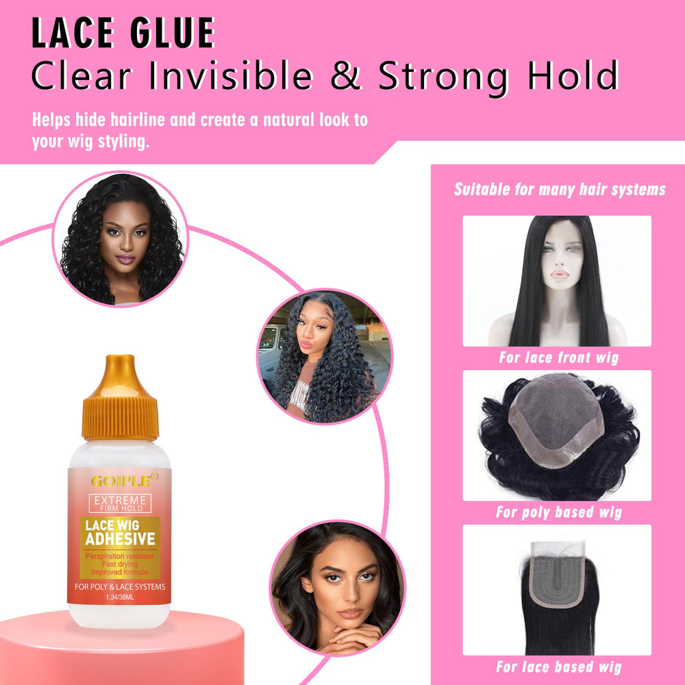 WOZUTUNT wig glue remover enables quick, skin-friendly removal without tugging.
