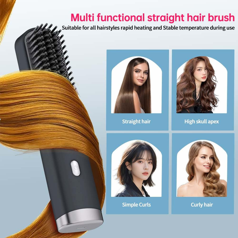WPHIIHC cordless brush dual MCH heating heads ensure even heat distribution.