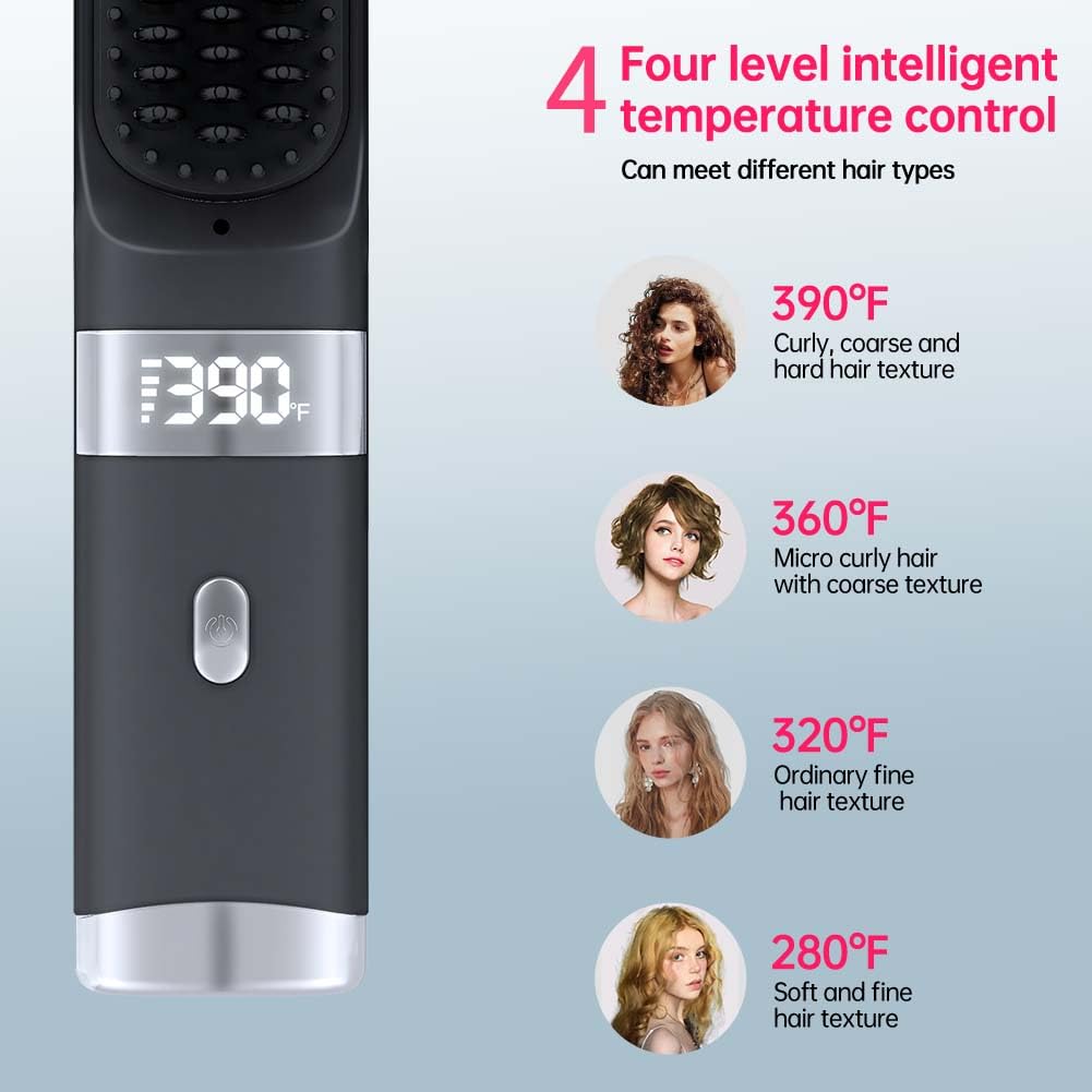 WPHIIHC cordless brush with USB-C charging enables quick on-the-go top-ups.
