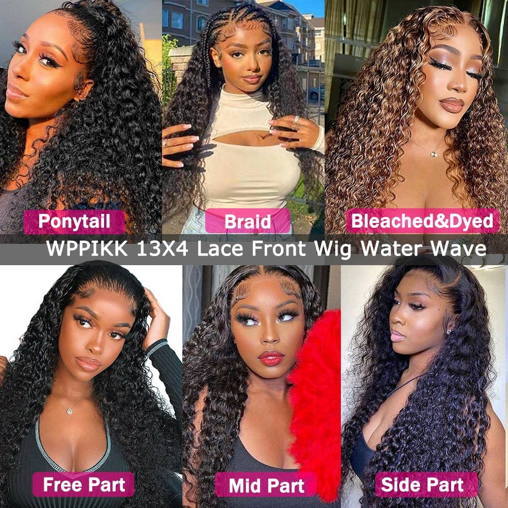 WPPIKK virgin Brazilian human hair with 180 density for full-bodied volume