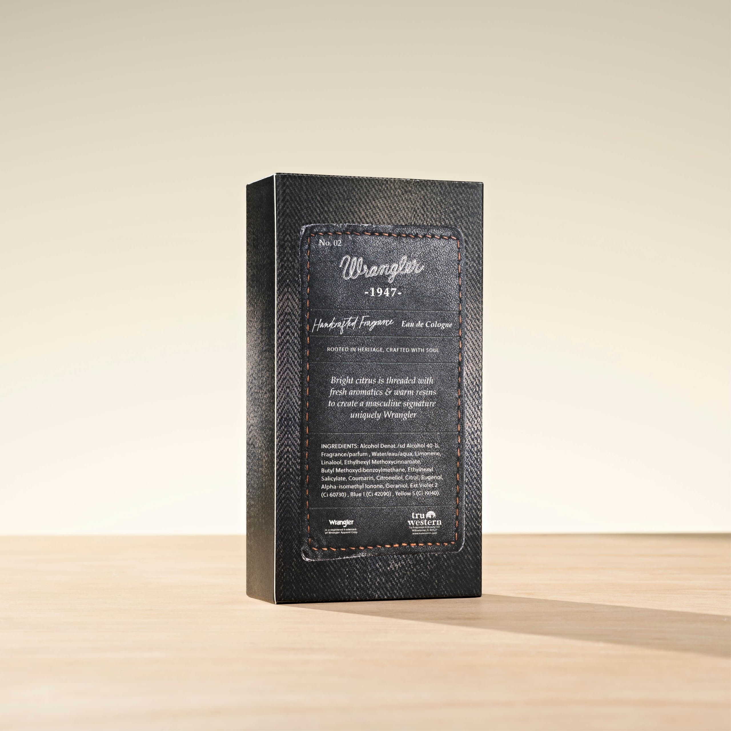 Wrangler 1947 eucalyptus detail conveys crisp, refreshing vibe for everyday wear