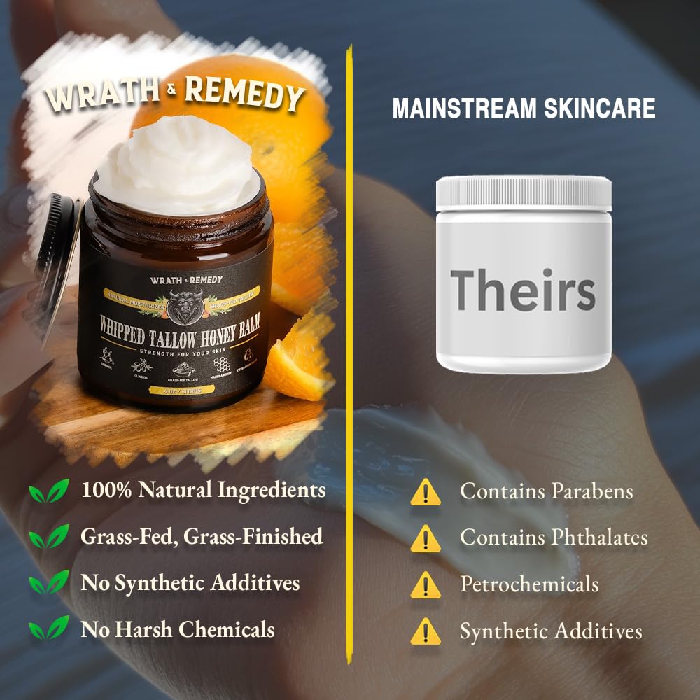 Wrath & Remedy grass-fed beef tallow ingredients photo