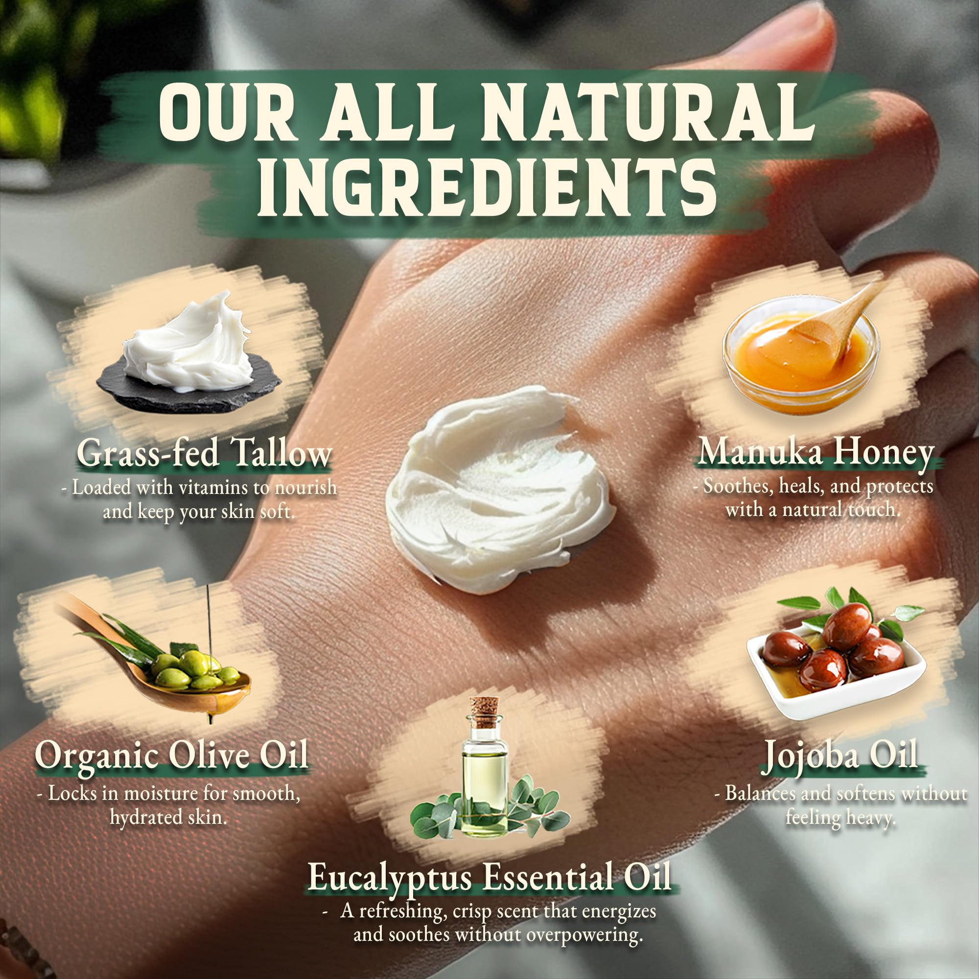 Wrath & Remedy whipped-tallow close-up shows airy texture and quick absorption