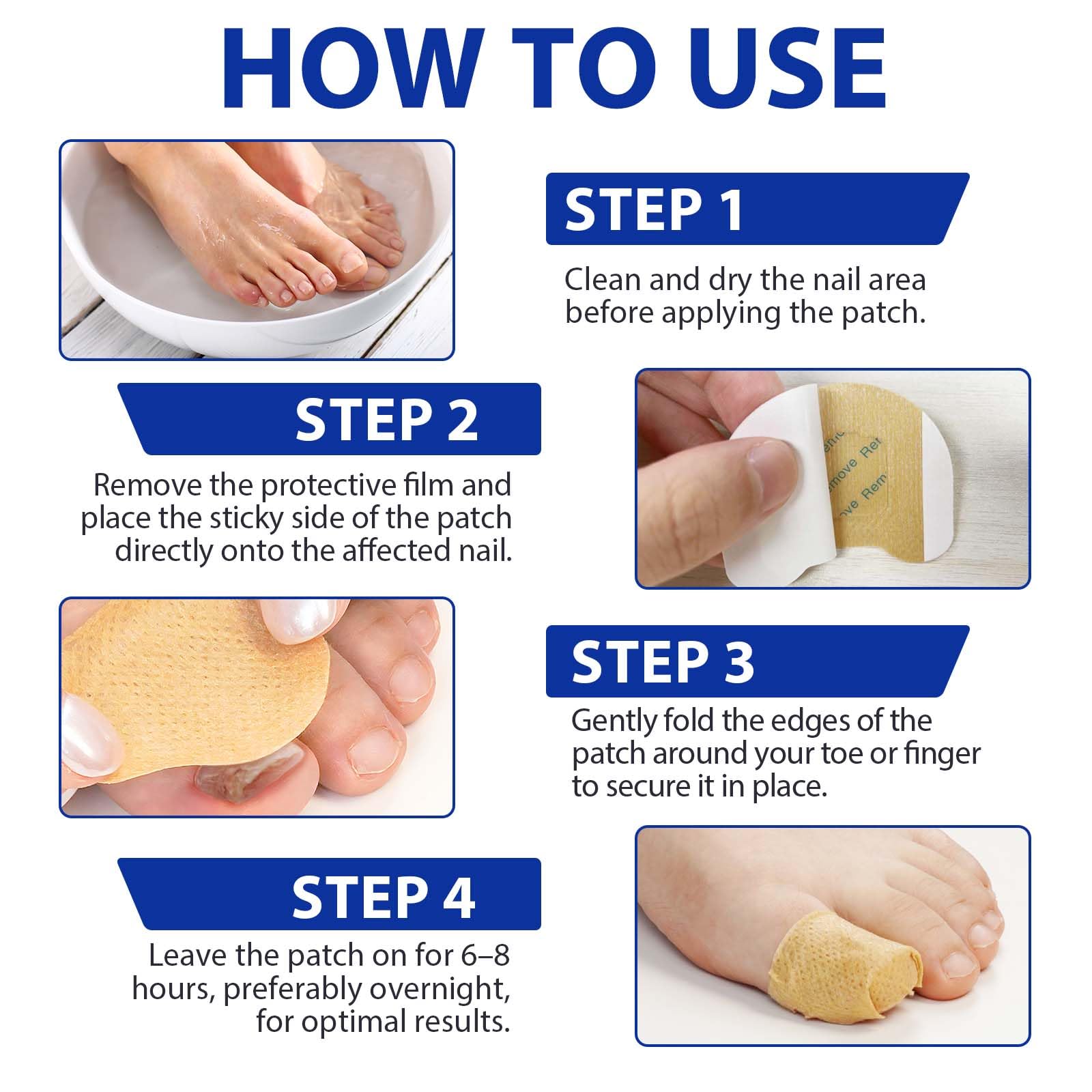 WRFAATGO patch on nail highlighting hydration effect.