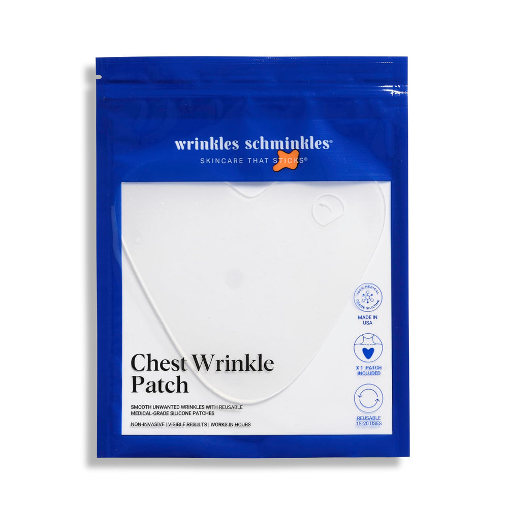 Wrinkles Schminkles Chest Wrinkle Patch pack view for smoother chest skin overnight