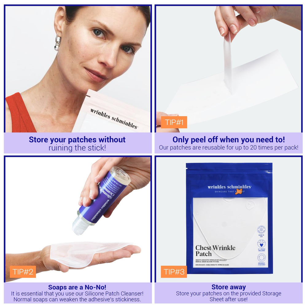 Wrinkles Schminkles silicone patches pack for at-home use