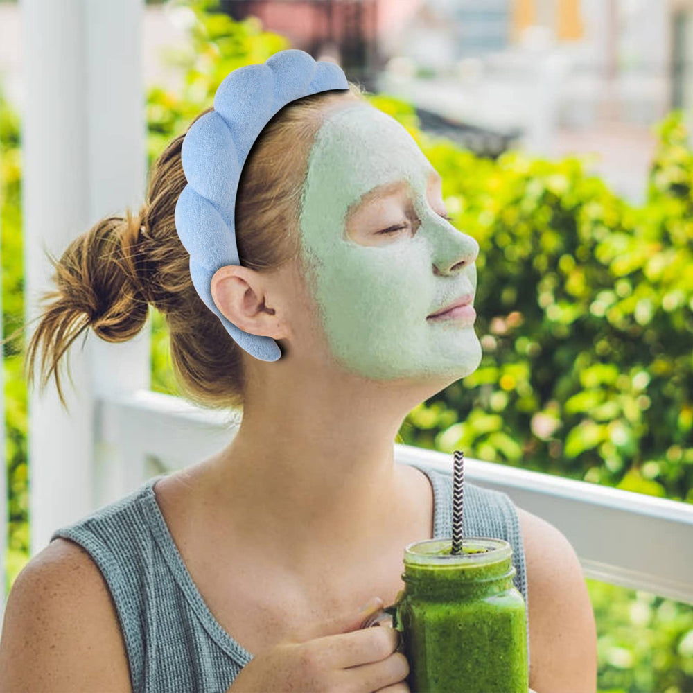 WSICSE headband during yoga absorbs sweat and keeps hair in place