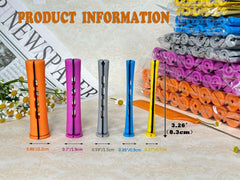 WSTAR orange perm rod demonstrates larger size for voluminous curls and body.