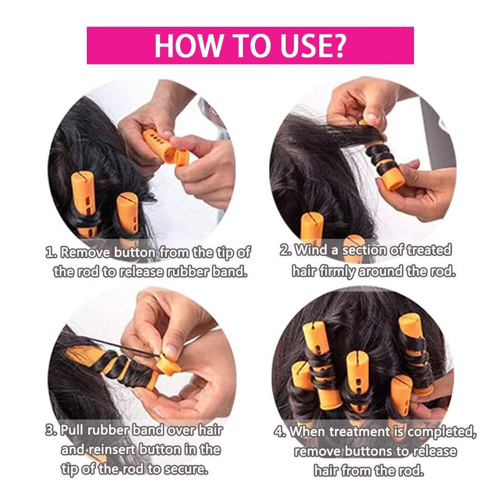 WSTAR yellow perm rod smallest size for subtle waves and flexible styling.