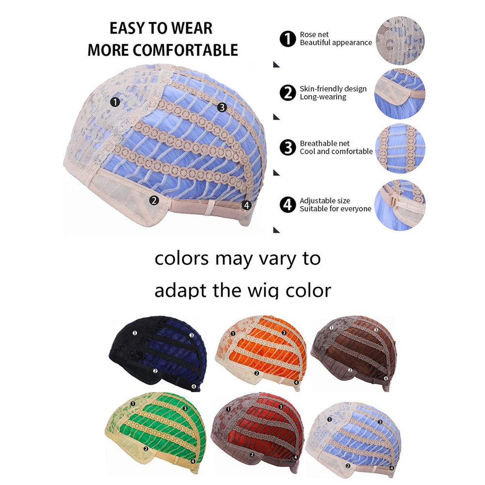 WTHCOS ombre-blue wig styled for cosplay and party looks