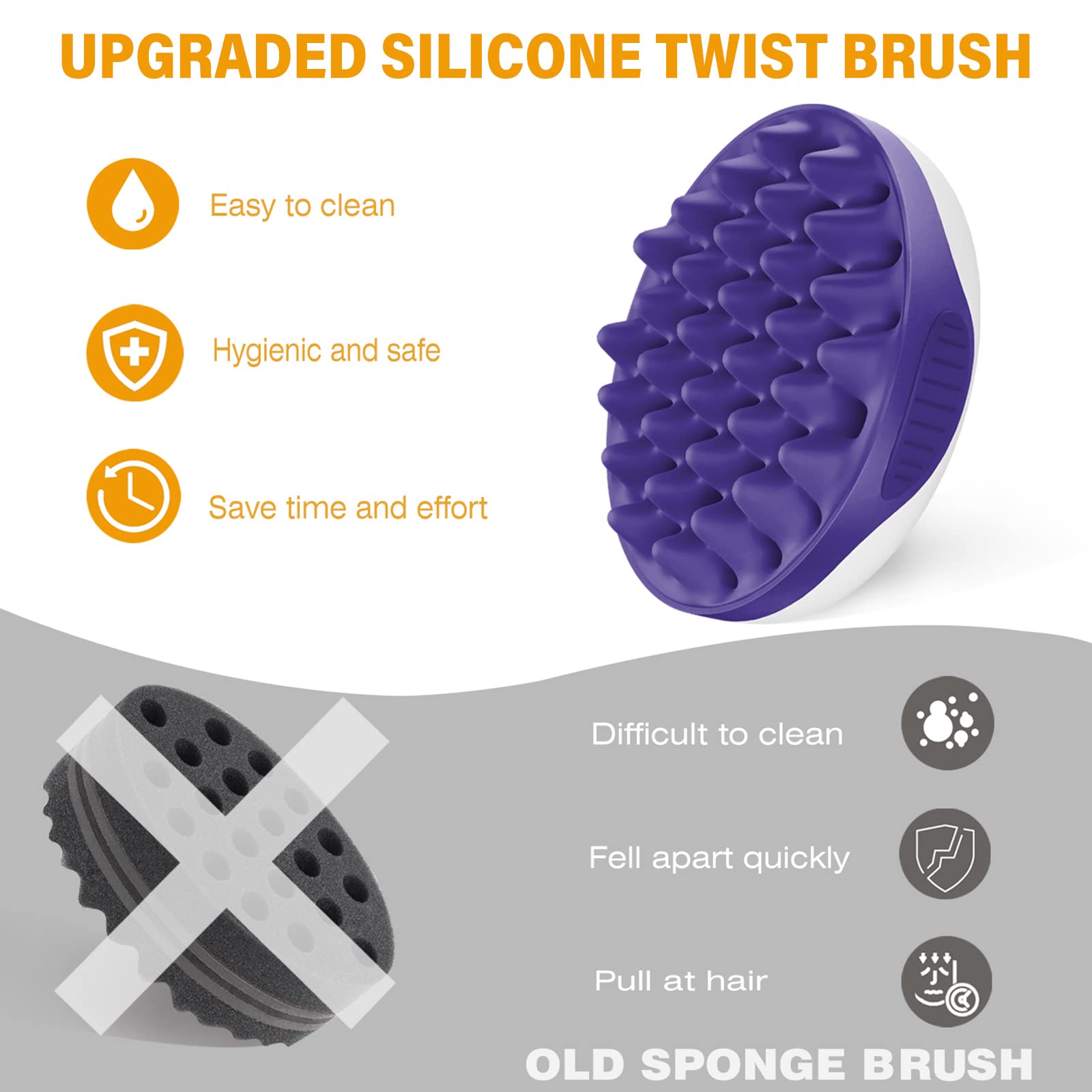 WTTORDE non-absorbent silicone surface spreads products without soaking up