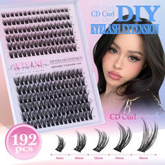 Wtvane lash cluster tweezers for precise, easy placement