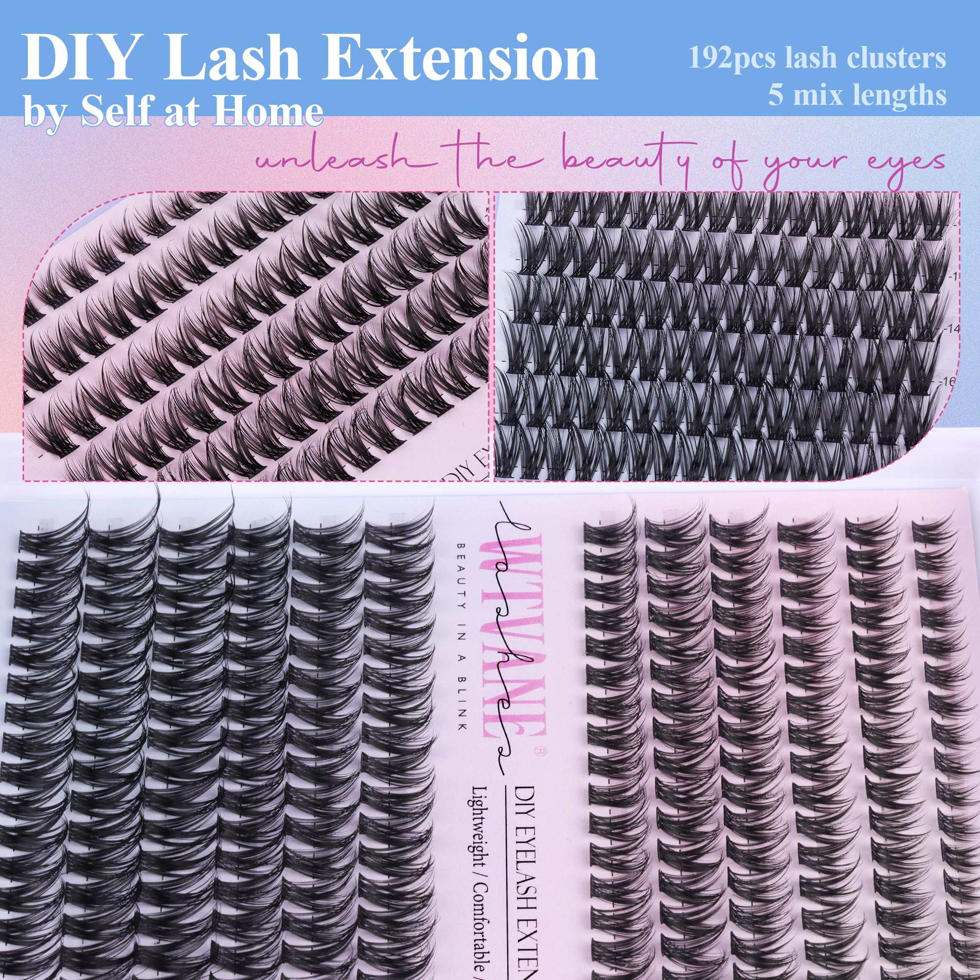 Wtvane natural-look manga lash effect for subtle drama