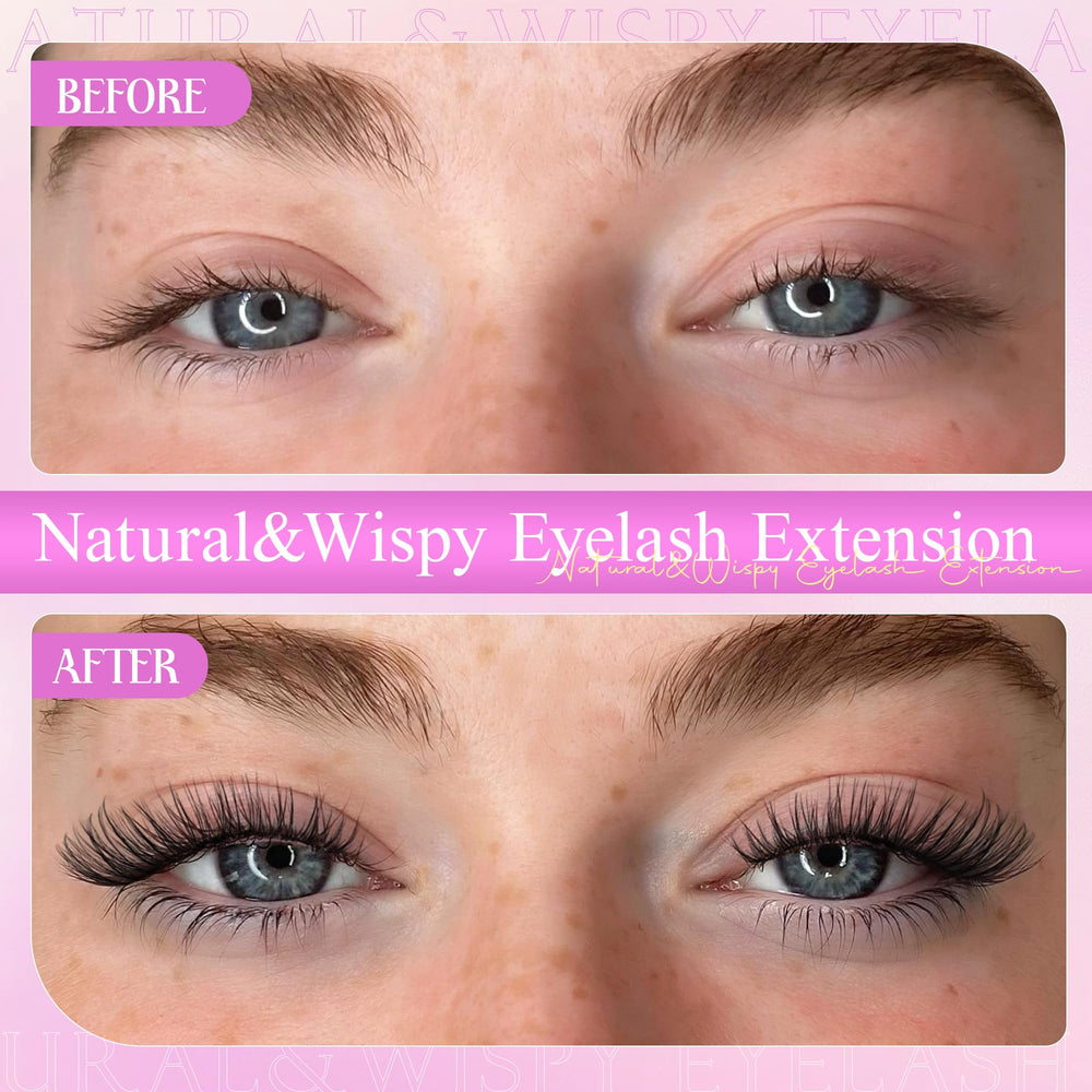 Wtvane Wispy Lash Clusters bond and seal drying for natural look