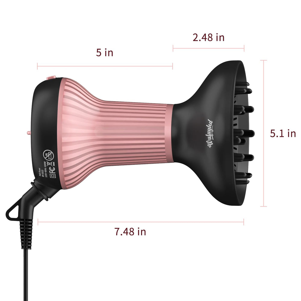 WUFAYHD portable hair dryer is ideal for on-the-go styling.