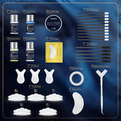 WUGOYU brow lamination kit perm lotion close-up shows smooth lift.