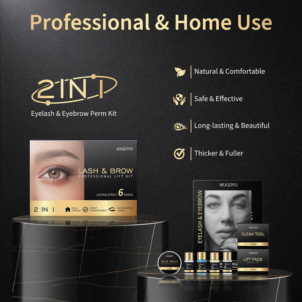 WUGOYU brow lamination kit Y comb and tools for precision.