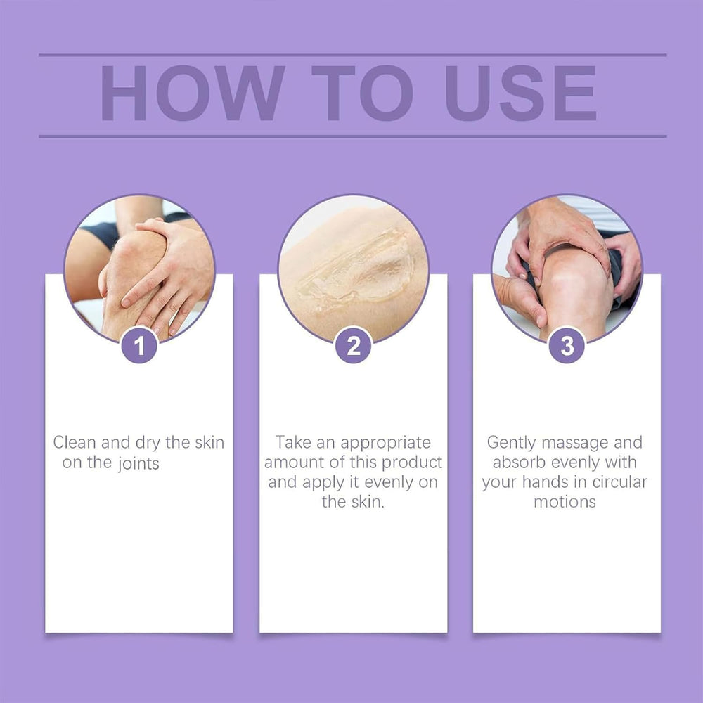 WUIAOCIT Purple Joint Gel back and shoulders aids daily mobility.