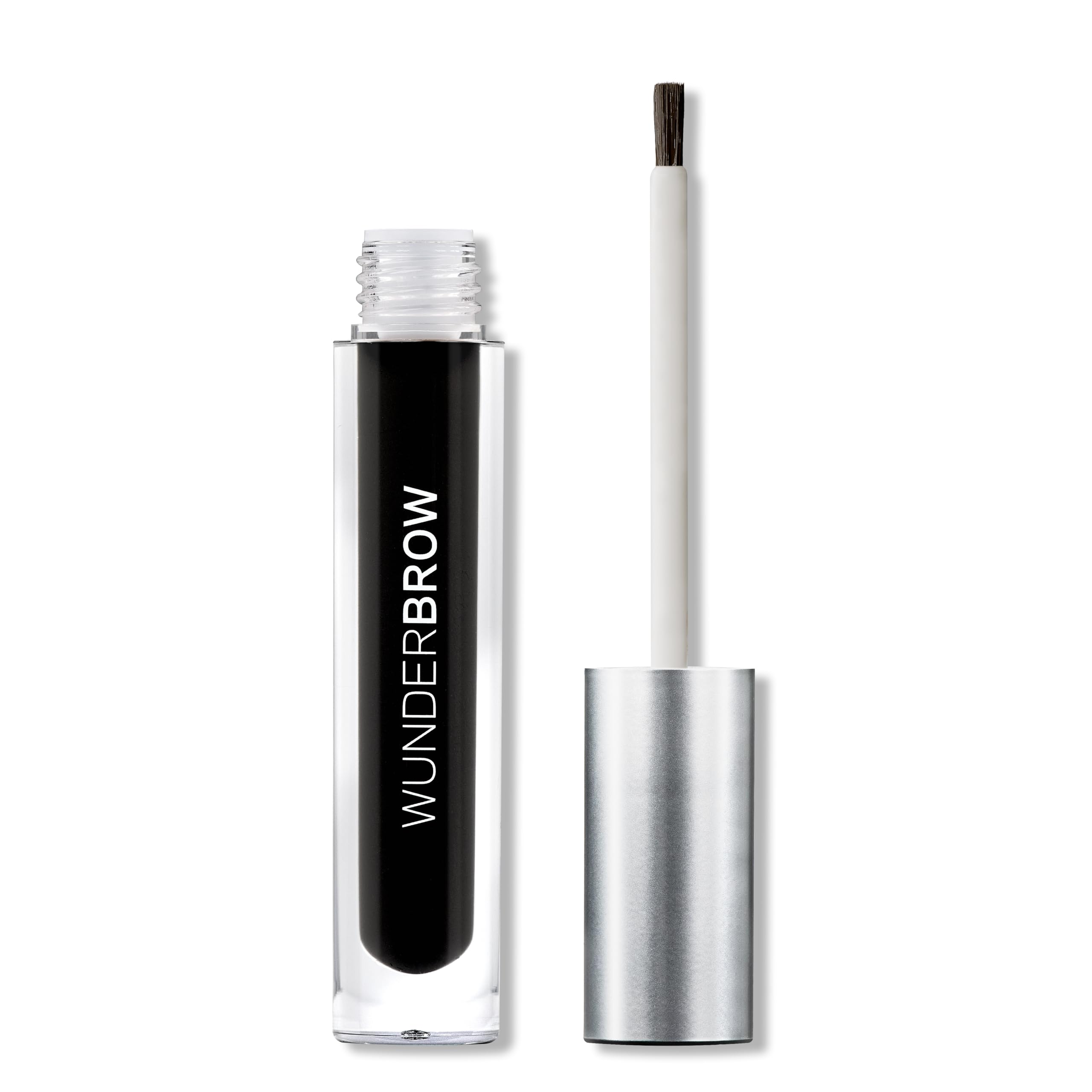 WUNDERBROW Eyebrow Gel jet-black tube offers up to 3 days wear.