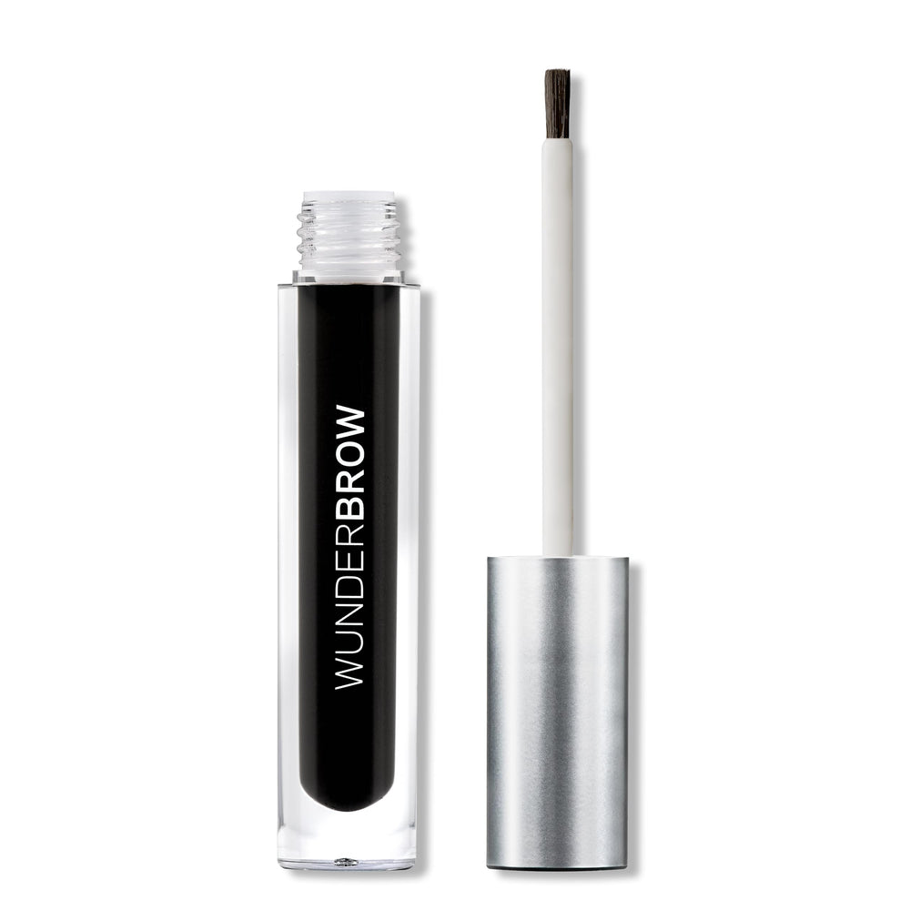 WUNDERBROW Eyebrow Gel jet-black tube offers up to 3 days wear.